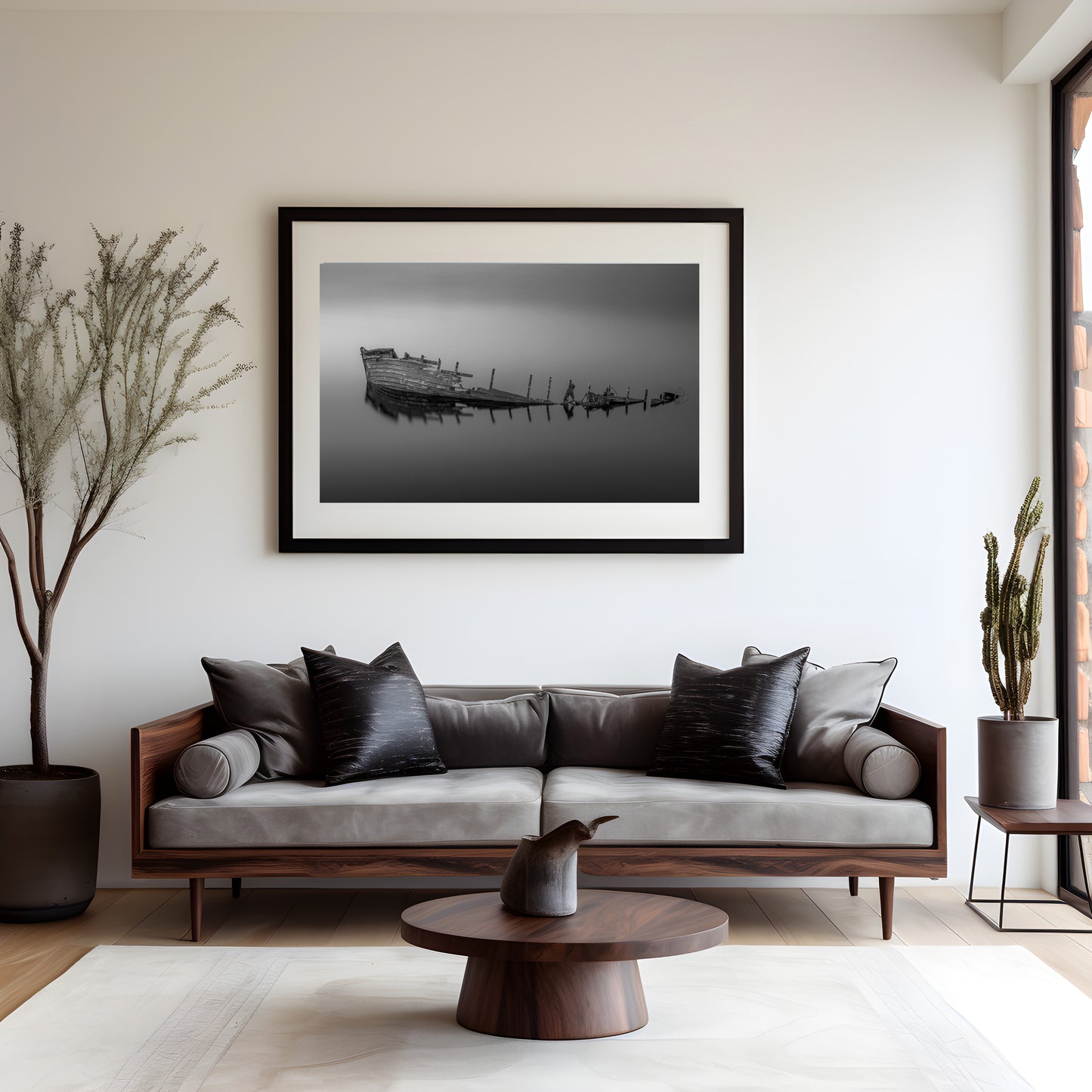 Teelin Old Sunken Boat Print, Limited Edition Print, Donegal Prints, Wall Prints, Irish Prints