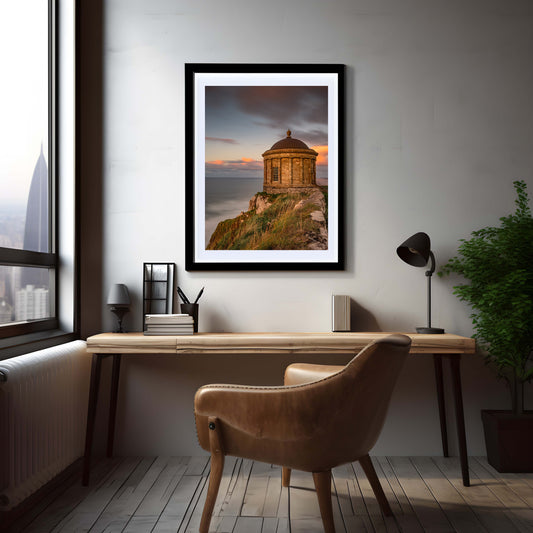 Mussenden Temple Print, Wall Art Prints, Irish Photographs, Wall Hangings, Beach Photography, Irish Prints, Home Decor Photography, Fine Art Prints