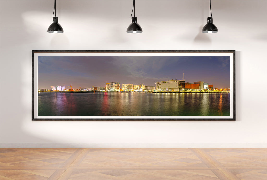 Belfast Skyline Print, Northern Ireland Prints, Panoramic Prints, Wall Art Prints, Irish Photographs, Wall Hangings, Fine Art Photography, Irish Prints