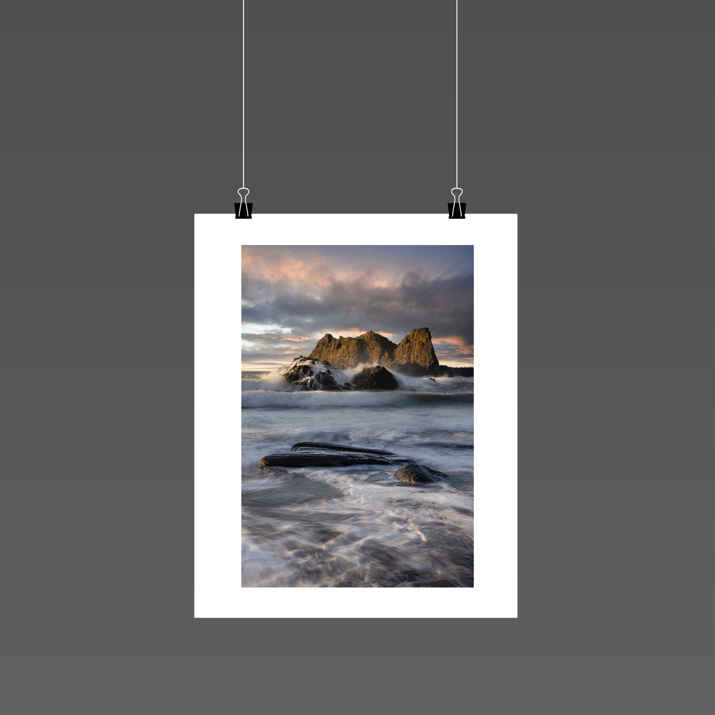 Ballintoy Sea Stacks Print.  County Antrim Prints,  Northen Ireland Photography, Wall Art Prints, Irish Photographs, Wall Hangings, Fine Art Photography, Irish Prints