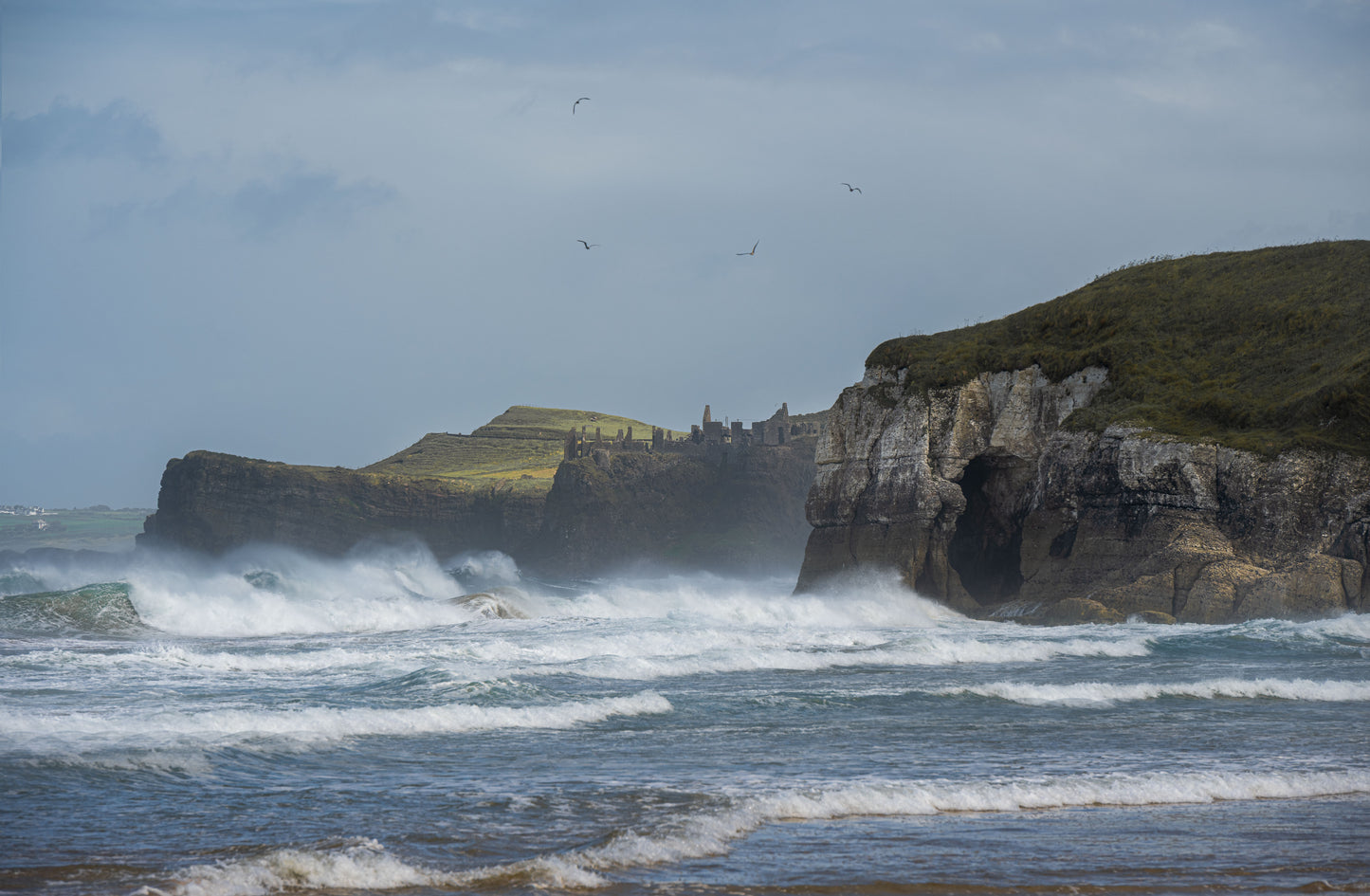 Dunluce Castle, Antrim Coastal Pictures, Dunluce Castle Photograph, Dunluce Castle Sescape, Northern Ireland Photography, Landscape Photography Prints, Dunluce Castle Print