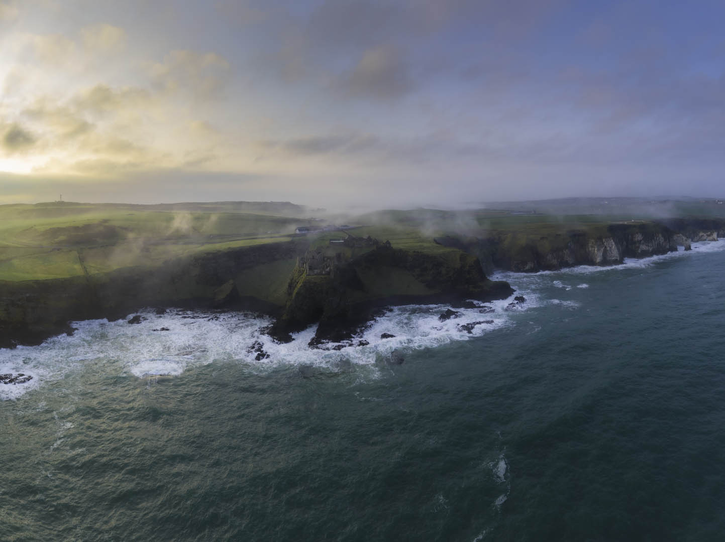 Dunluce Castle Prints, Dunluce Castle Photograph, Dunluce Castle By Drone Print, Northern Ireland Photography, Landscape Photography Prints, Dunluce Castle Print