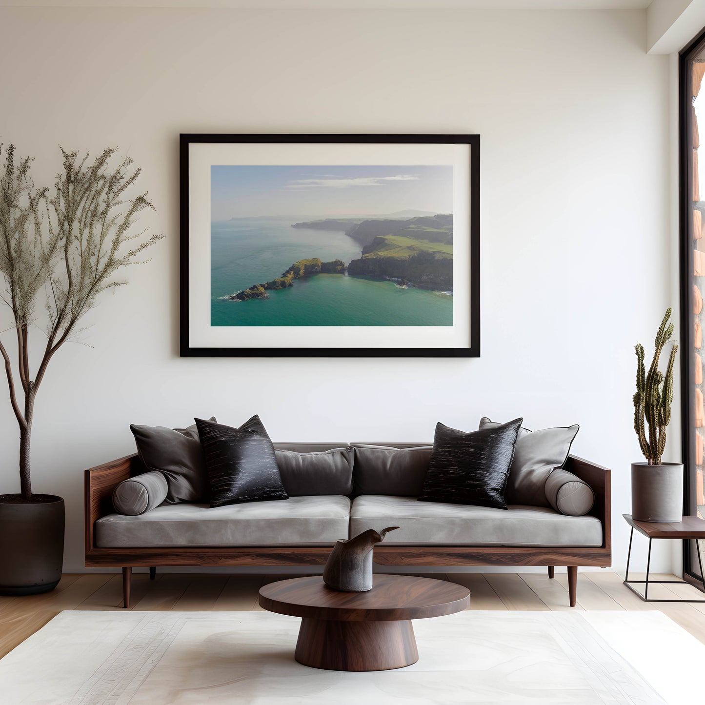 Carrick-a-rede Rope Bridge Print, North Antrim Coast Photography,Coastal Prints, Irish Photographs, Wall Hangings, Fine Art Photography, Irish Prints, Irish Photography, Fine Art Prints, Rope Bridge Carrick-a-rede