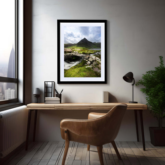 Tryfan Wales with Resting Sheep, Wall Art Prints, Photographs from Wales, Wales Valley Prints,Tryfan Mountain and Llyn Ogwen, North Wales Prints, North Wales Photographs (Copy)