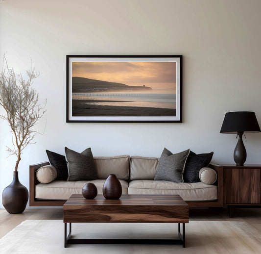 Sunset at Mussenden Temple, North Antrim Coast Print, Prints of Northern Ireland, Art Prints, Glicee Prints, Mussenden Temple Picture