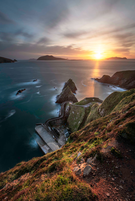 Dunquin Pier in Dingle, Cé Dhún Chaoin Kerry Ireland