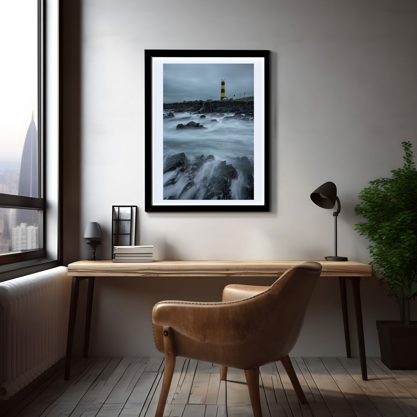 St John's Lighthouse Print, Seascape Prints, Killough Pictures, Wall Hangings, Newcastle County Down, Northern Ireland Photograph, Lighthouse County Down