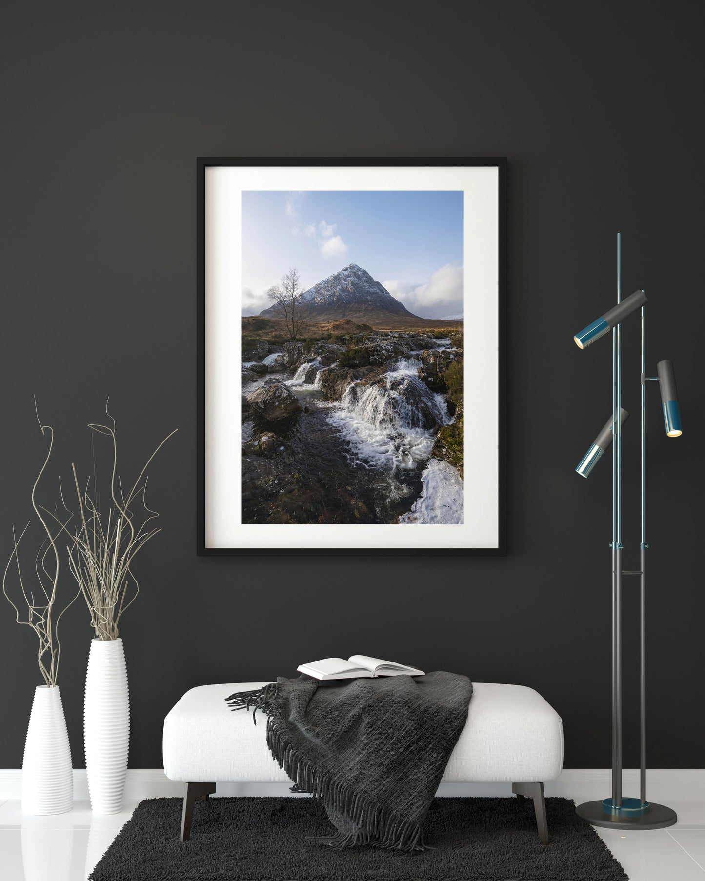 Glen Etive Mor Waterfall Print, Wall Art Prints, Glencoe Photographs, Glencoe Scotland, Fine Art Photography, Prints from Scotland, Scottish Photography, Scottish Prints
