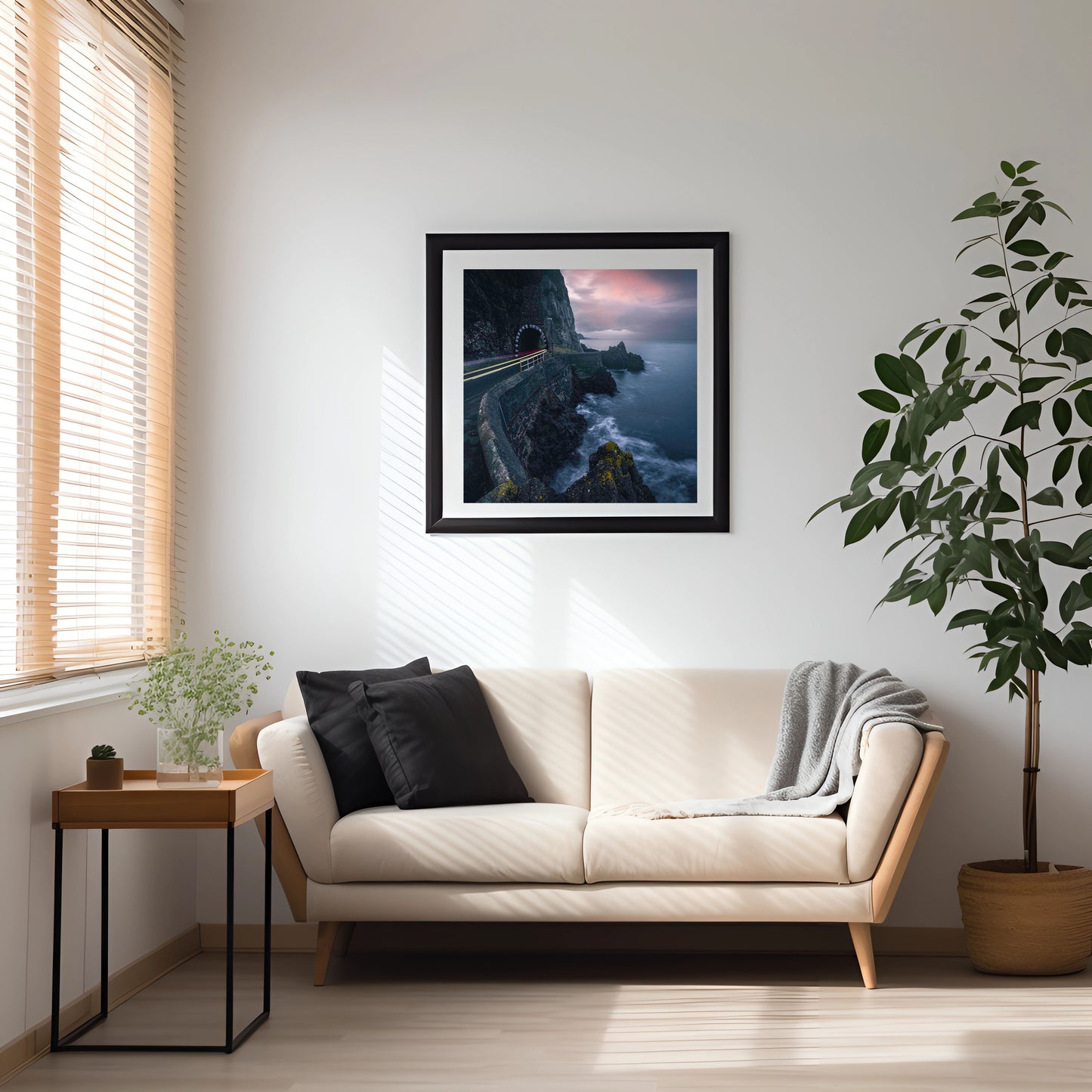 Black Arch Larne, Gate Way to the Antrim Coast, Black Arch Larne Print, Wall Art Prints, Irish Photographs, Tree Print, Square Prints, Wall Hangings, Fine Art Photography, Irish Prints, Irish Photography, Fine Art Prints