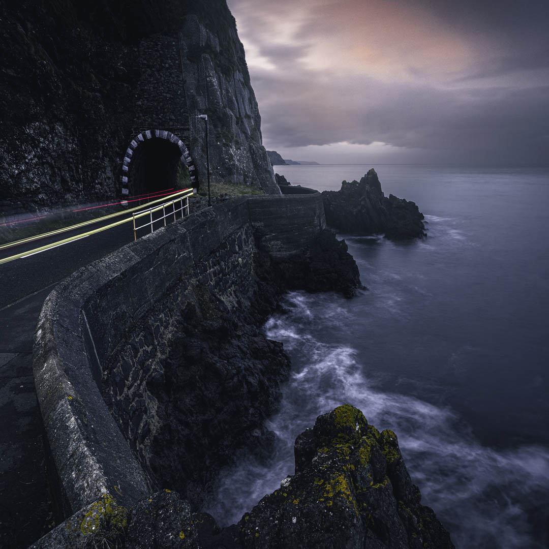 Black Arch Larne, Gate Way to the Antrim Coast, Black Arch Larne Print, Wall Art Prints, Irish Photographs, Tree Print, Square Prints, Wall Hangings, Fine Art Photography, Irish Prints, Irish Photography, Fine Art Prints