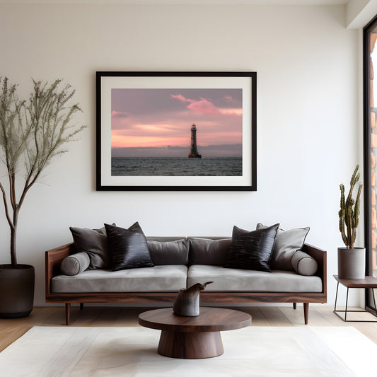 Haulbowline Lighthouse Print, Wall Art Prints, Irish Photographs, Wall Hangings, Fine Art Photography, Irish Prints, Irish Photography, Fine Art Prints