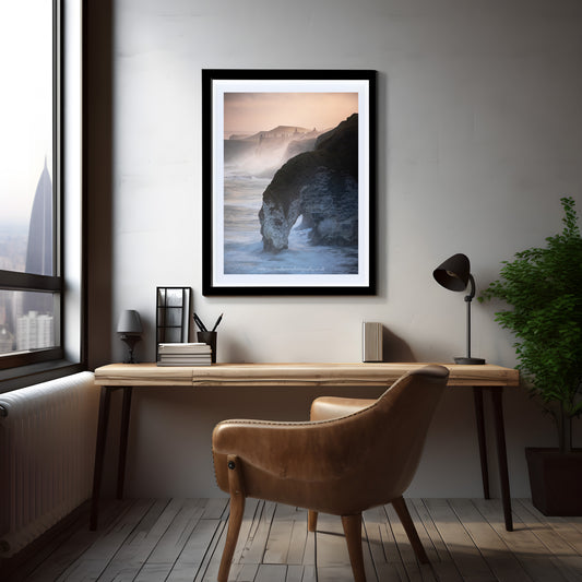 Wishing Arch Print,  Dunluce Castle Photograph, Sea Fog Picture, Northern Ireland Photography, Landscape Photography Prints