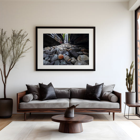 Donegal's Secret Waterfall Print, Wall Art Prints, Irish Photographs, Wall Hangings, Fine Art Photography, Irish Prints, Irish Photography, Fine Art Prints