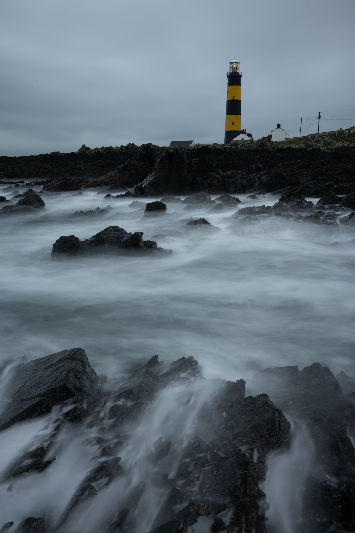 St John's Lighthouse Print, Seascape Prints, Killough Pictures, Wall Hangings, Newcastle County Down, Northern Ireland Photograph, Lighthouse County Down