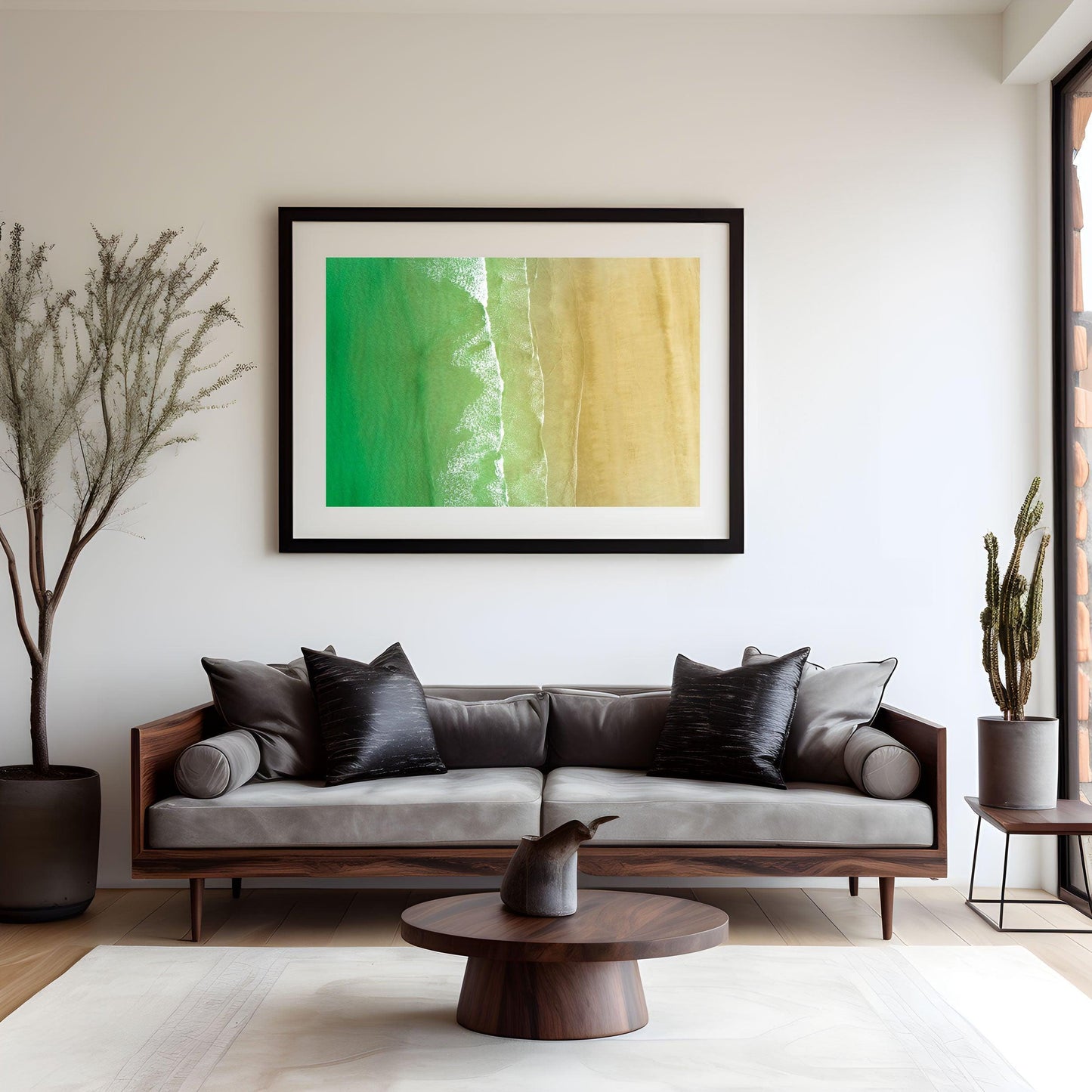 Donegal Irish Beach Aerial Photography Print, Fine Art Wall Hanging