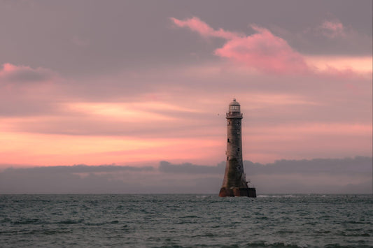 Haulbowline Lighthouse Fine Art Print, Irish Coastal Photography