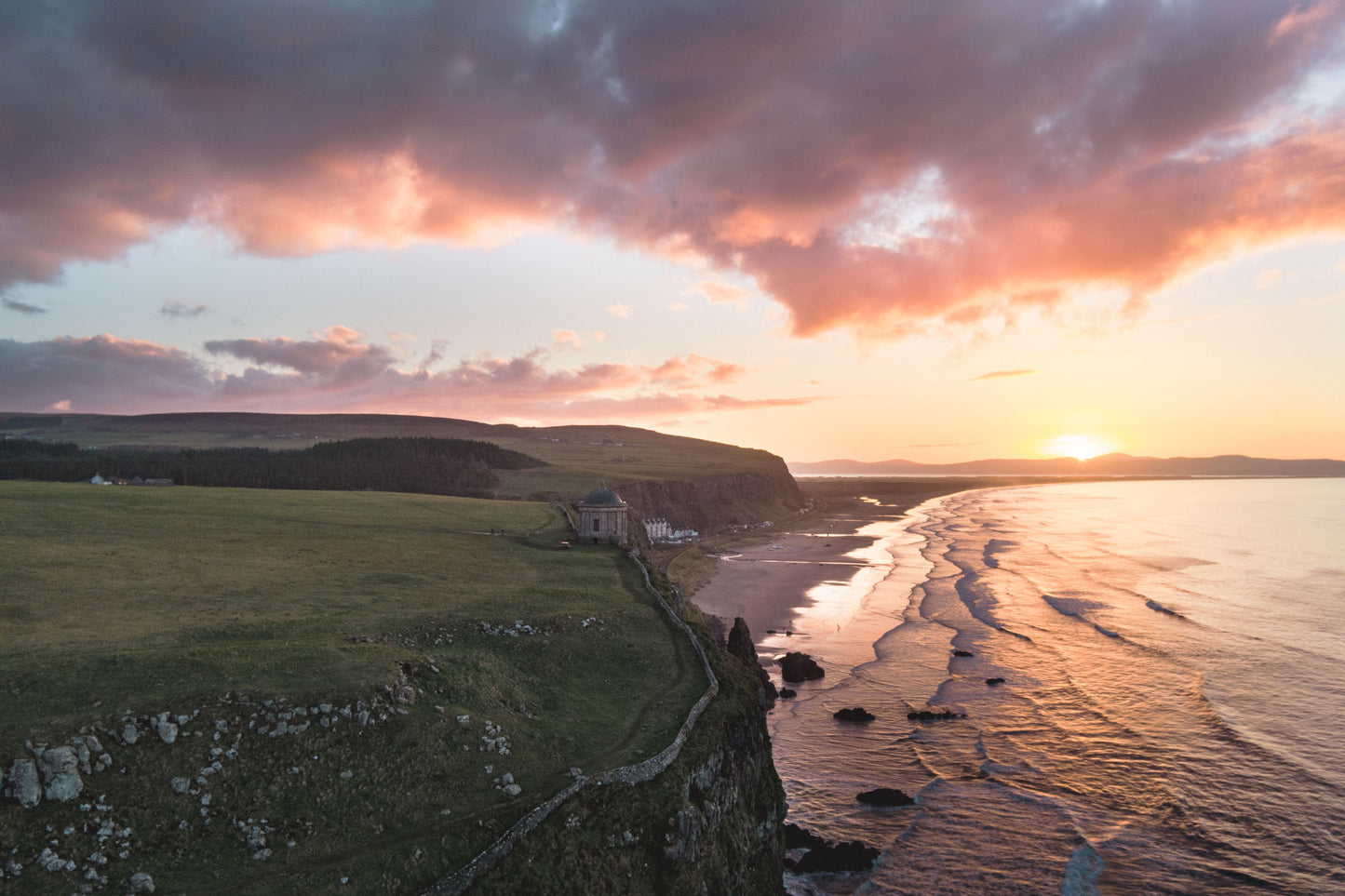 Mussenden Temple Print, Wall Art Prints, Irish Photographs, Wall Hangings, Beach Photography, Irish Prints, Home Decor Photography, Fine Art Prints