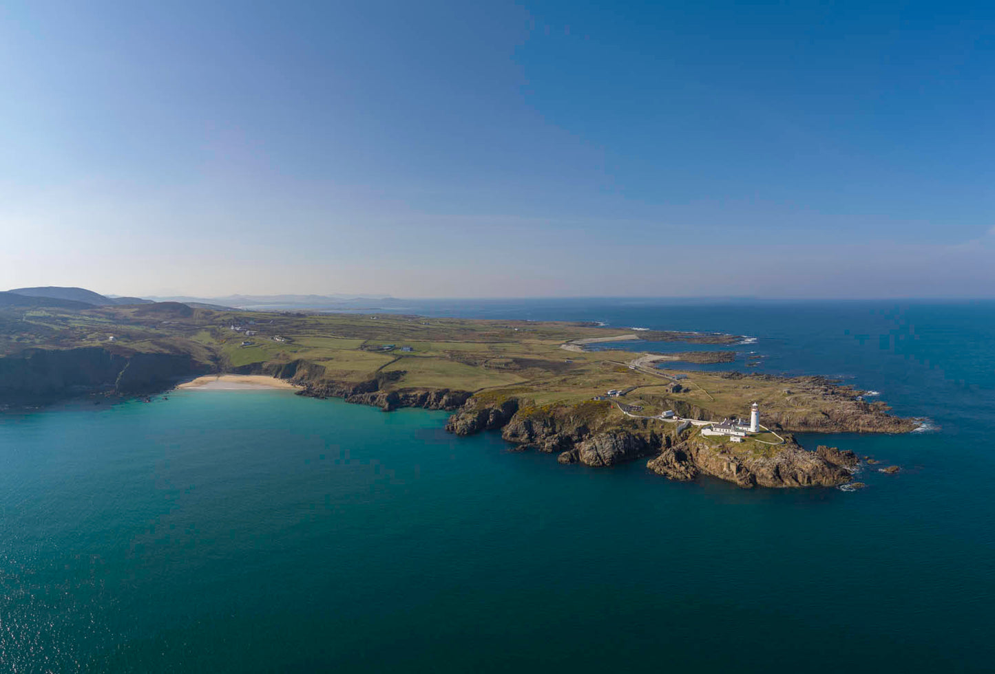 Fanad Lighthouse Print, Wall Art Prints, Donegal Photographs, Wall Hangings, Fine Art Photography, Irish Prints, Irish Photography, Fanad Lighthouse by Drone