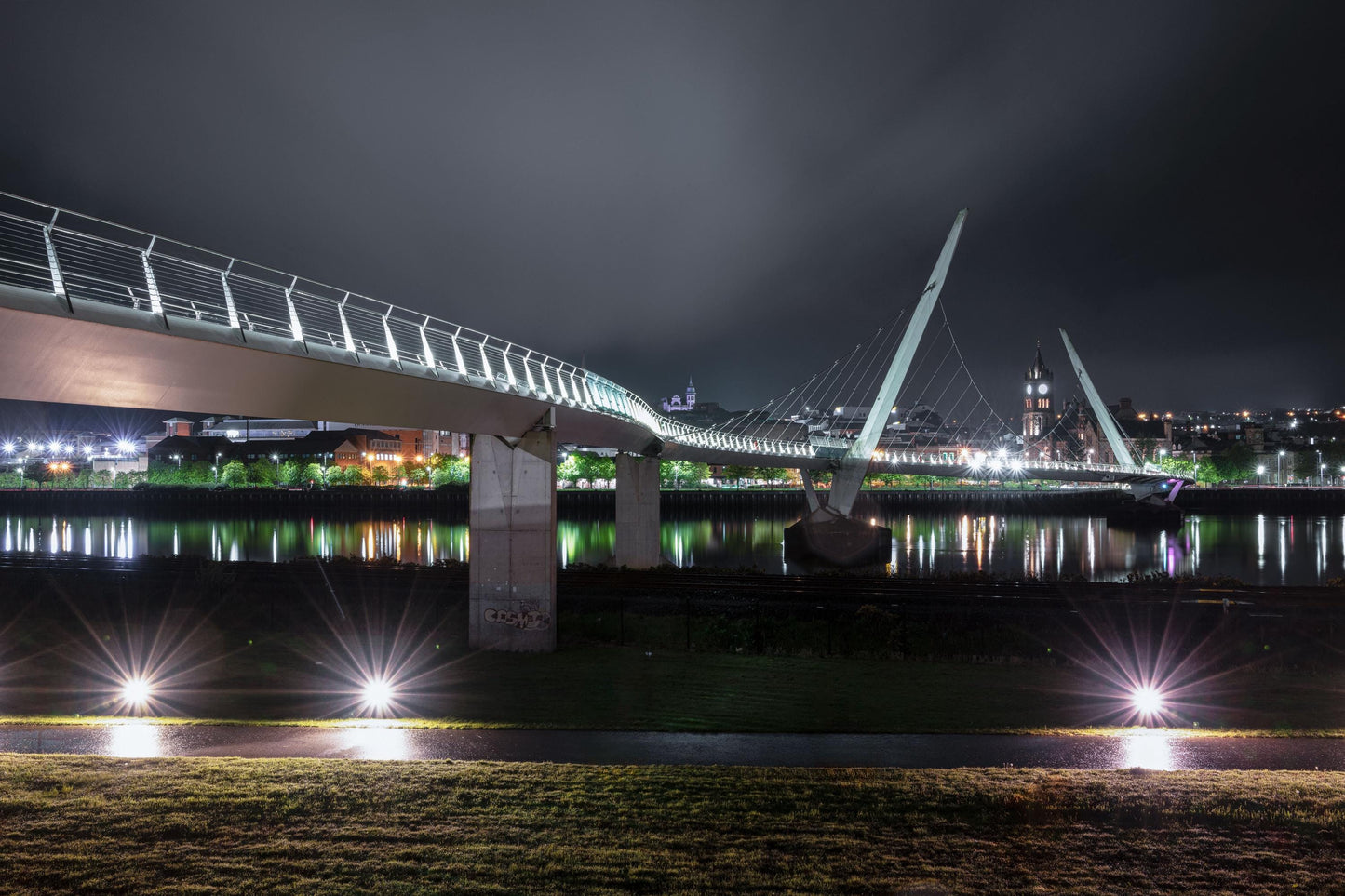 The Peace Bridge Londonderry Print, Wall Art Prints, Irish Photographs