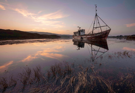 Sabrina Ship Wrecked Trawler Mulroy Bay County Donegal Ireland